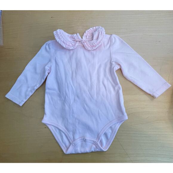 Talbots Kids Overall Dress Bloomer Set 12 Months Purple Floral Spring - Picture 4 of 5